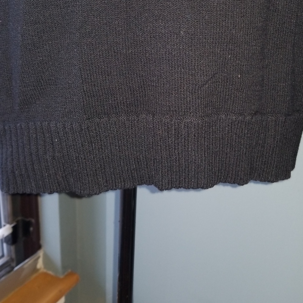Bcbg cow neck sweater dress brown and black - Picture 4 of 6